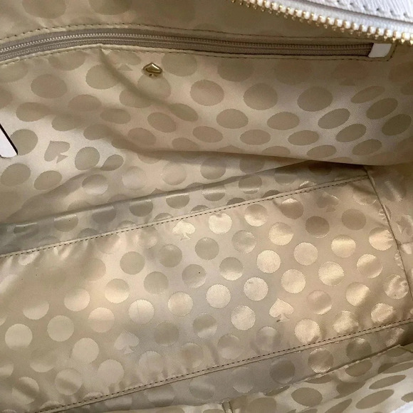 KATE SPADE Bright White Large Cedar Street Hayden Satchel - Picture 11 of 16